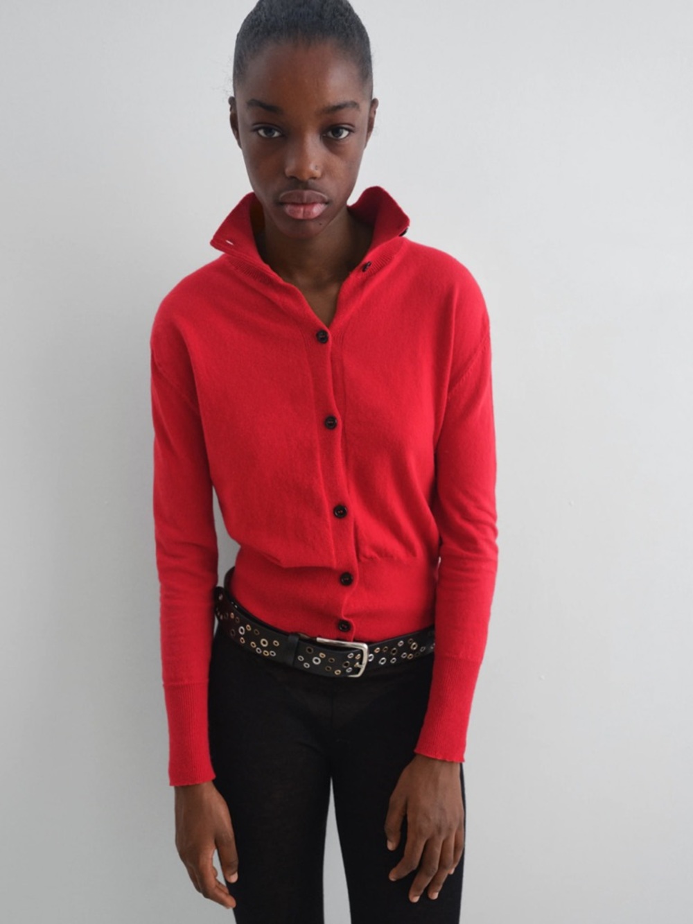 Gimaguas Mambo Red Button Up Cardigan